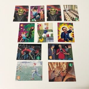 Vintage 1996 Topps Goosebumps Trading Cards Lot - R.L. Stine 90s